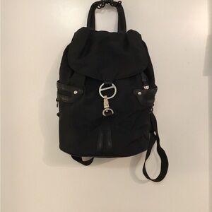 Tumi Black Bag with Silver Details